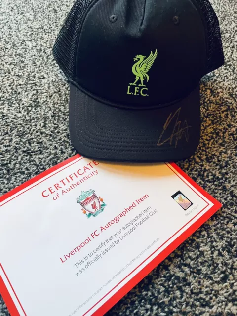 Jurgen Klopp Liverpool FC autographed Baseball cap with COA
