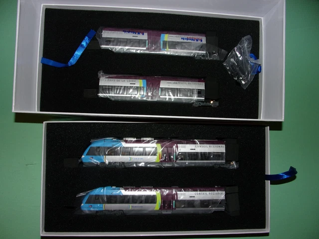 AGC TER SNCF 4-BOX SET PAYS DE LA LOIRE REGION BY LS MODELS 10094
