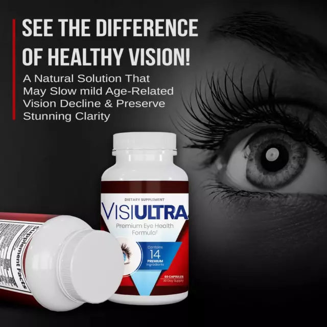 BEST PRICE- Visiultra Eye Supplements for Adults - Eye Health, Vision,  Eyesight 3