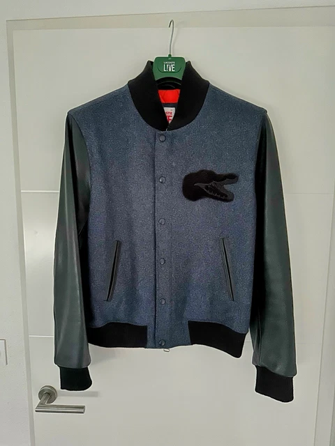 Blouson Teddy Varsity American College - Couleur Marine Et Blanc - Taille XXL - Occasion Parfait état