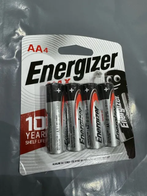 Energizer Max AA4 Batteries LR6/ E91 [Pack 4]