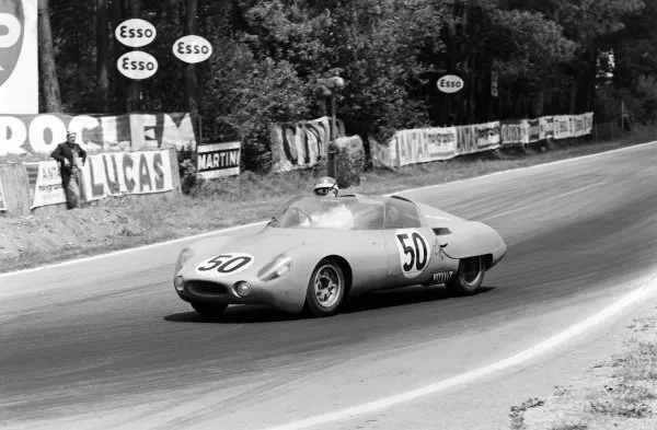 Paul Armagnac & Gerard Laureau Rene Bonnet Djet Spider Le Mans 1962 Old Photo 4