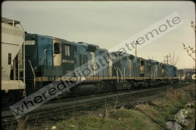 Orig. Slide Boston & Maine BM 1712 1719 1709 1741 GP9 Mechanicsville NY 5-1972