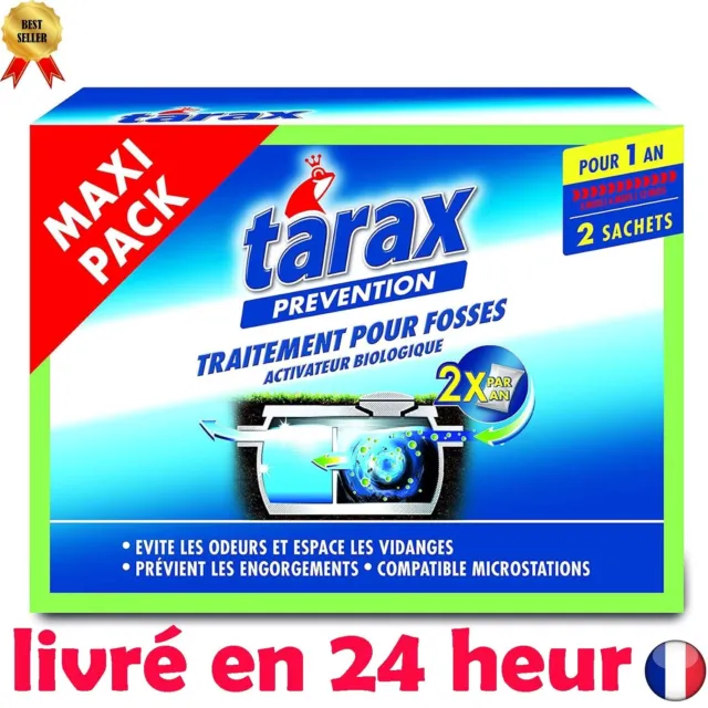 Tarax Fosses Traitement d'Urgence, Blanc, 200 g (Lot de 1)