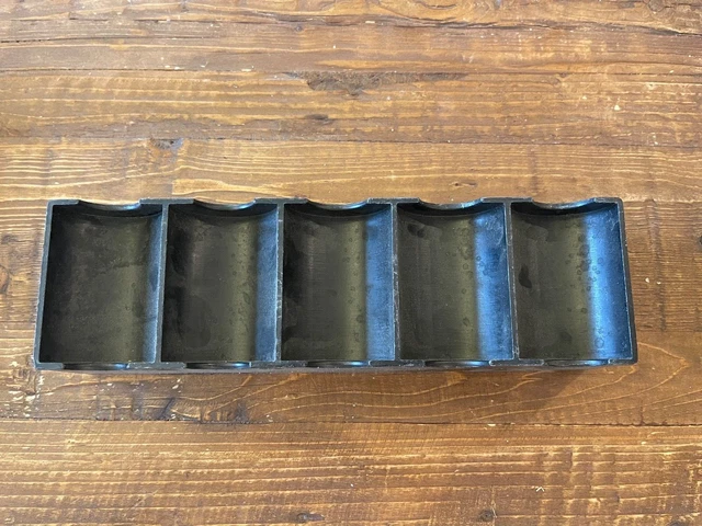Unique Enterprises LAS (Black) Silver Dollar Casino Slot Machine Chip Rack Tray