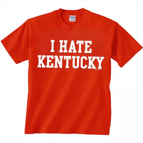 Louisville Cardinals T-shirt I HATE KENTUCKY funny basketball rivalry jersey