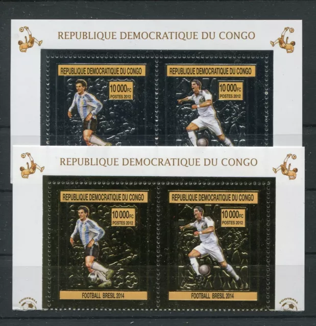 Kongo ( Kinshasa ) 2158/61 A postfrisch / Fußball .........................1/388