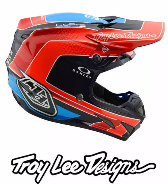 Casque Troy Lee Designs Tld Se4 Carbon Squadra Team Orange