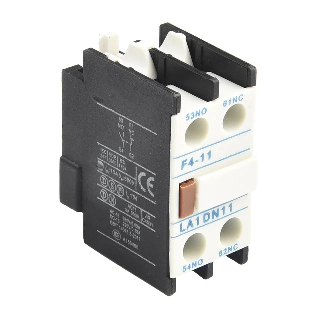 AUXILIARY CONTACT BLOCK for CJX2 AC Contactor 1NO+1NC 690V Insulation ...