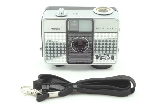 Rare!! [MINT] Formula Car  Ricoh Auto Half E Half Frame film 35mm Camera Japan