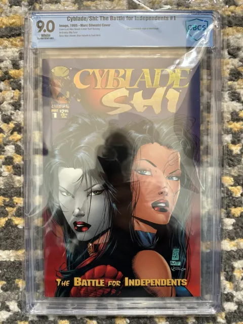 Cyblade Shi The Battle for Independents #1 - CBCS 9.0 (1995 Image)