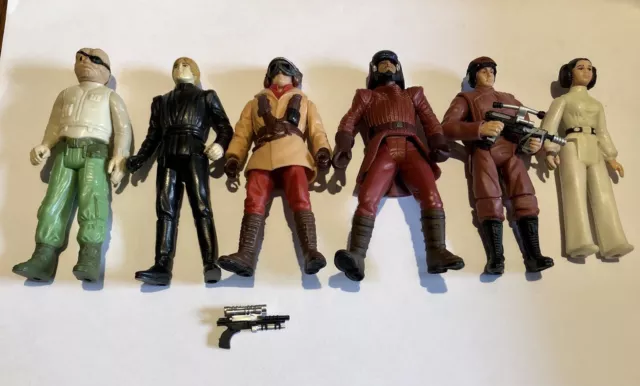 Alte Star Wars Figuren 6x Disney Hasbro Kenner