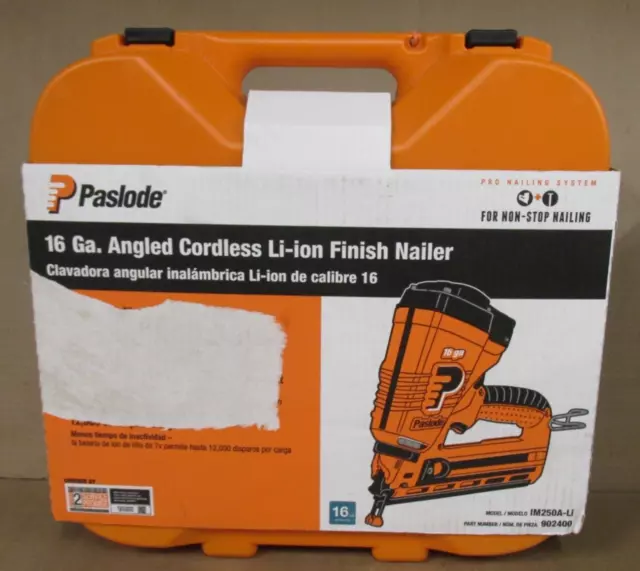 Paslode 16 Ga. Angled Cordless Li-ion Finish Nailer IM250A-Li [25E]