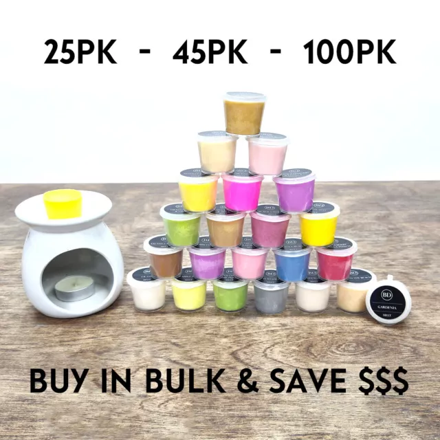 BULK PACKS - 100% Soy Wax Scented Melt Pots