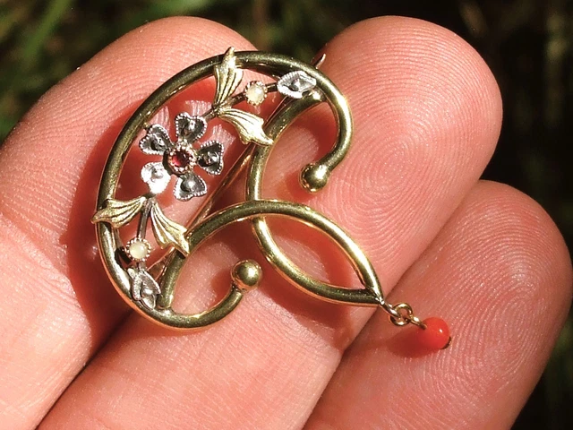BROCHE DRAGON ANCIENNE argent EUR 119,00 - FR