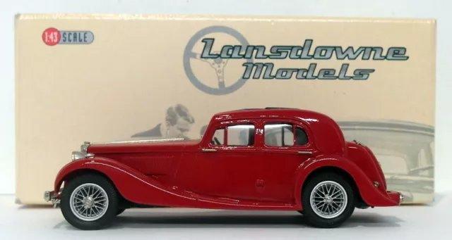 Lansdowne Models 1/43 Scale LDM53 - 1936-39 MG SA Saloon - Maroon