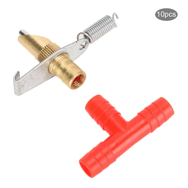 10 PIEZAS Fuente de Beber Cobre Puro Conejo Con Pezón Automático Anti-Corros ECM