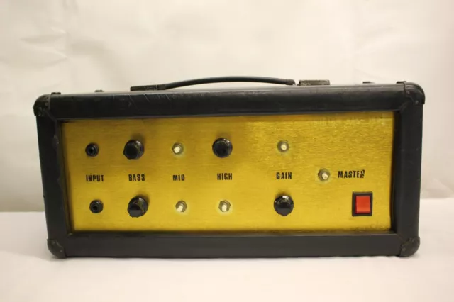Custom Bass 100 Amplifier Guitar Amp Vintage Untested