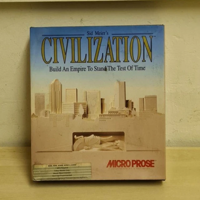 Sid Meiers Civilization Atari ST Big Box Game - 1991