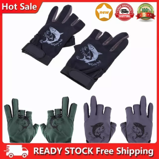 1 Pair Skidproof Resistant Half Finger Pack Cycling Warmer Anti-Brief Glove