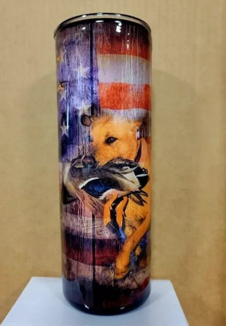 Duck Hunting 20oz Insulated Stainless Steel Tumbler with Straw