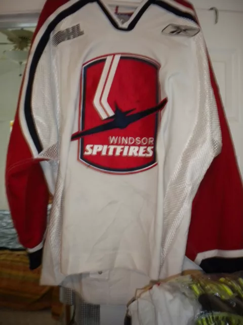 Windsor Spitfires Ohl Justin Coutu 2003-2004 CCM Game Worn Jersey