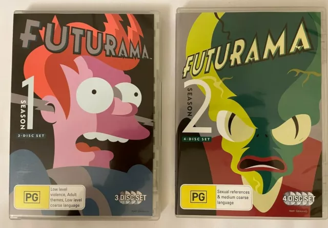 Futurama Season 1 and 2 DVD TV Series