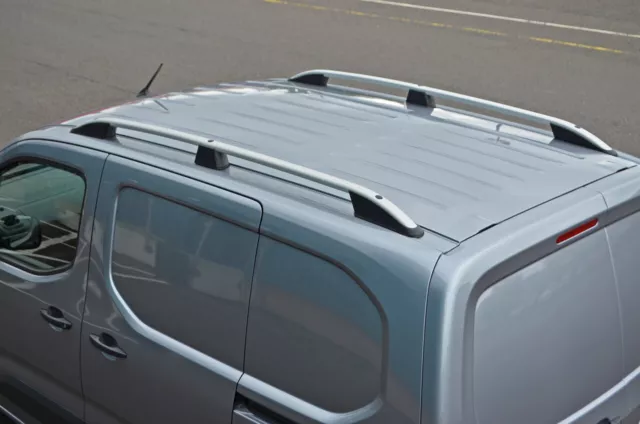 Aluminium Roof Rack Rails Side Bars To Fit L1 Vauxhall / Opel Combo E (2019+)