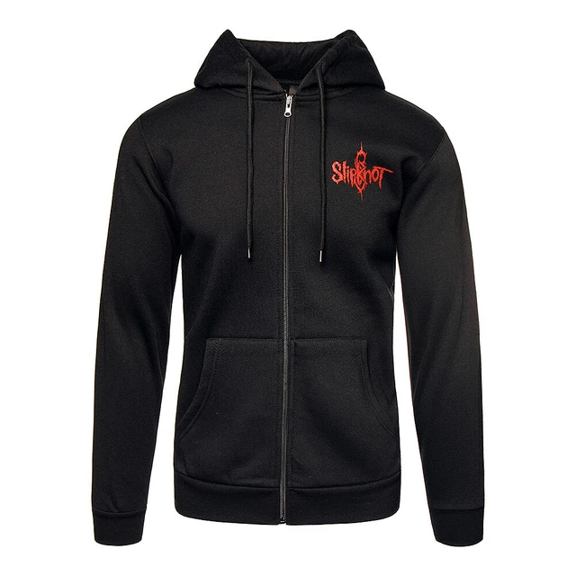 SLIPKNOT 9 Point Star Black HOODIE - Official Unisex Band Merch Zipped Jacket