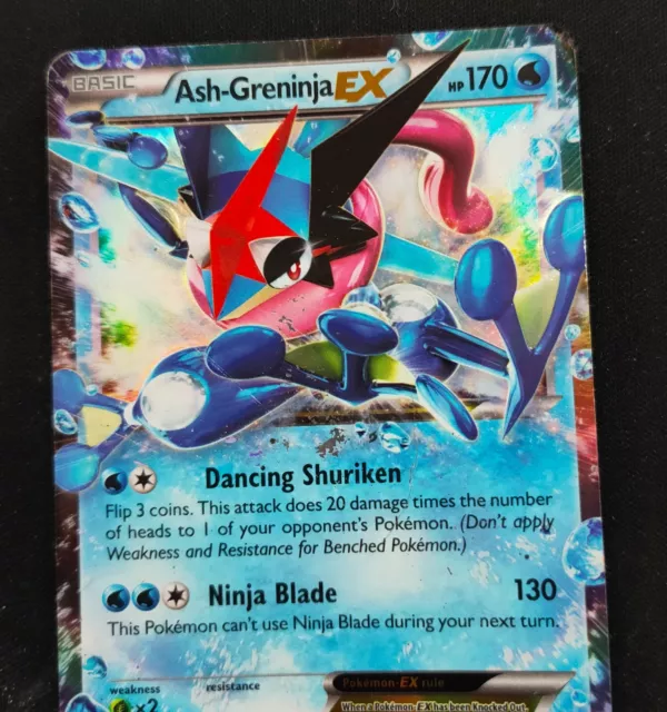 ULTRA RARE Pokemon Ash-Greninja ex XY133 Promo Light Play Condition