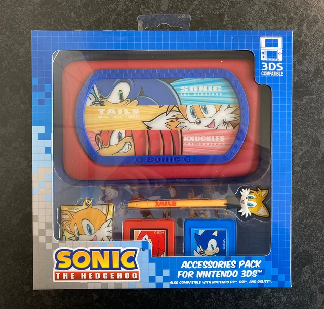 SONIC THE HEDGEHOG GameMovie Carry Case Accessories Pack Nintendo Ds