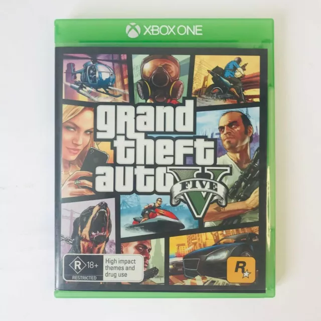 Grand Theft Auto V GTA 5 Xbox 360 - Tested - Fast Free Shipping