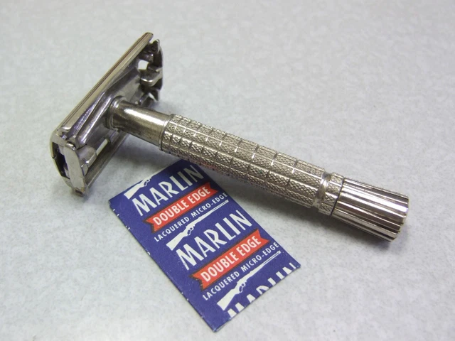 VINTAGE 1965 Gillette Super Speed Flare Tip TTO DE Safety Razor NICE - CLEAN