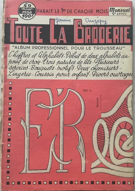 Album Ancien Toute La Broderie N°72 De 1959 - Occasion, édition Française