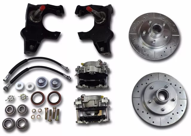 1965-1970 Impala front power disc brake conversion 2 inch drop spindles 1965-1970 Impala front power disc brake conversion 2 inch drop spindles