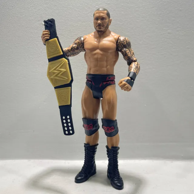 WWE Randy Orton RKO Championship Belt Wrestling Action Figure Kid Toy AEW
