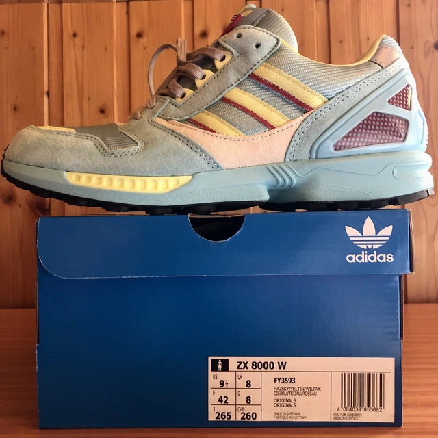 EU Größe 42 - adidas Originals ZX 8000 W "HAZY SKY" Himmelblau FY3593 Size 9.5