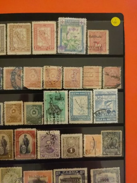 Lot 47 Timbre PARAGUAY stamp neuf ou oblitéré collection monde poste 3