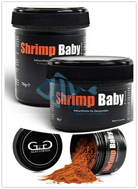 GlasGarten Shrimp Baby Food Crystal Cherry Shrimp Food Vitamins Minerals Omega 3