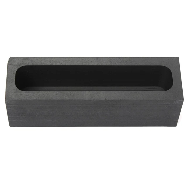 650G Oro Fundición Lingote Grafito Molde Metal Fundición Crisol FuC2G2