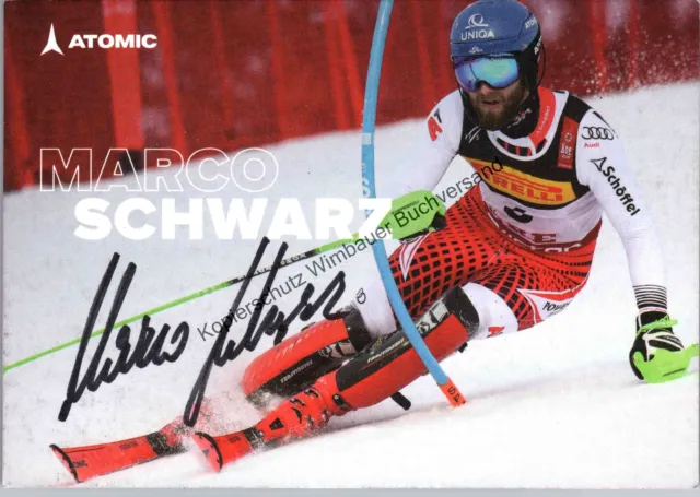 Original Autograph Marco Schwarz Skifahrer /// Autogramm Autograph signie 292262