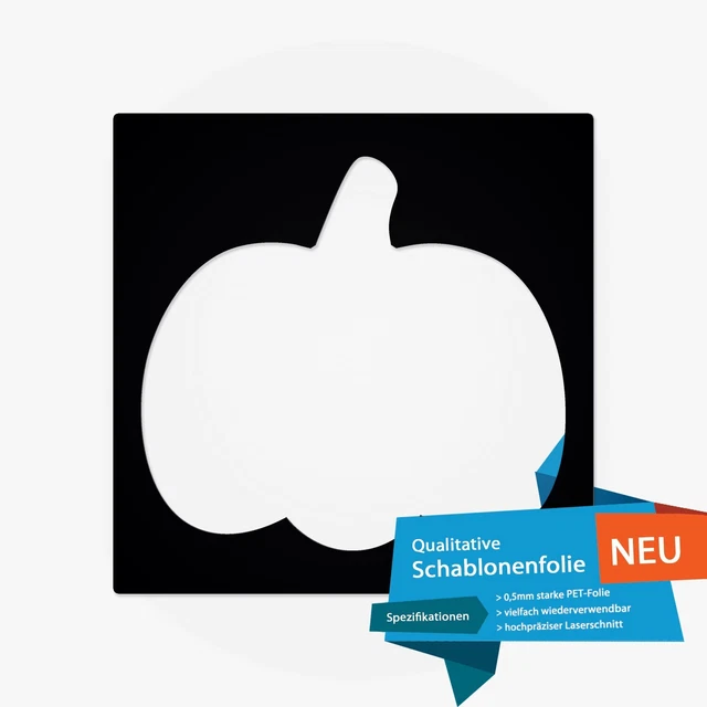 Schablone im Halloween Kuerbis v4 Design