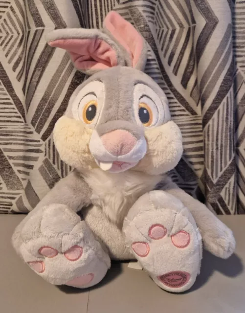 Disney Store Thumper Rabbit Bambi Soft Plush Toy New With Tags