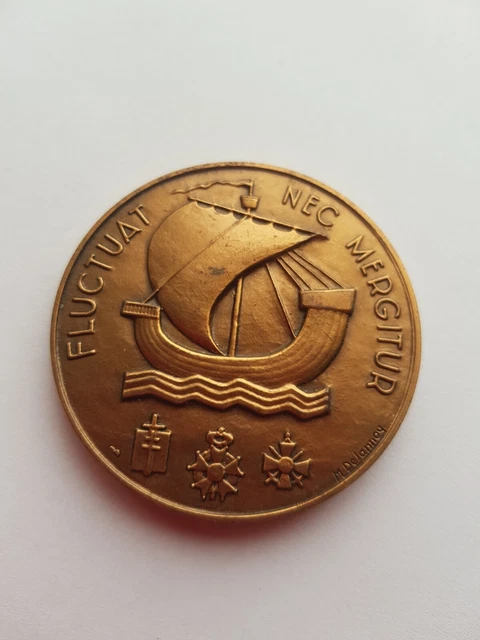 Médaille En Bronze 1972 Par Maurice Delannoy – France