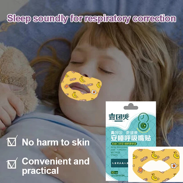 30Pcs Anti-Snoring Stickers For Children Night Sleep Breathing Improving Patc WL 2