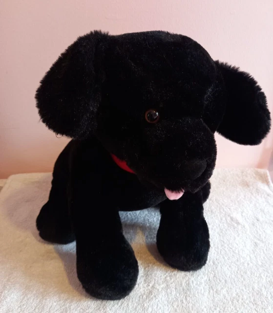 Build a Bear Workshop Black Dog Soft Toy 25 Years Plush Toy BAB With Tag