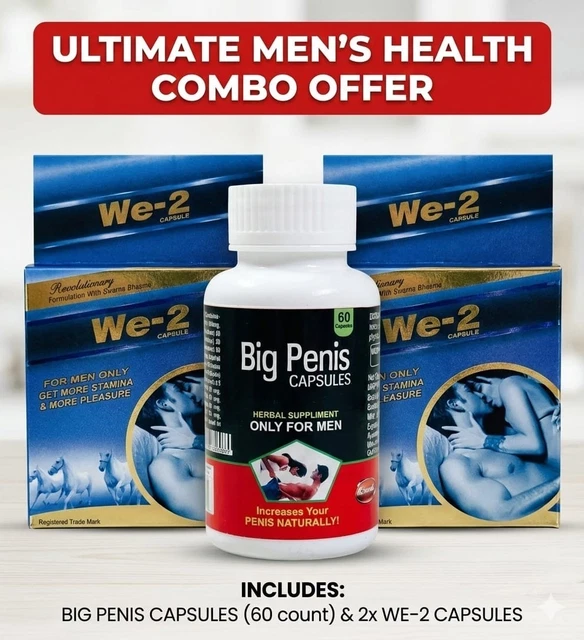 2 x agrandisseurs de pénis nouveaux XXXL gain 12 + pouces capsules de croissa