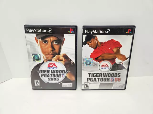 PS2: Tiger Woods PGA Tour 2005 AND 2006 *COMPLETE & FREE SHIPPING*