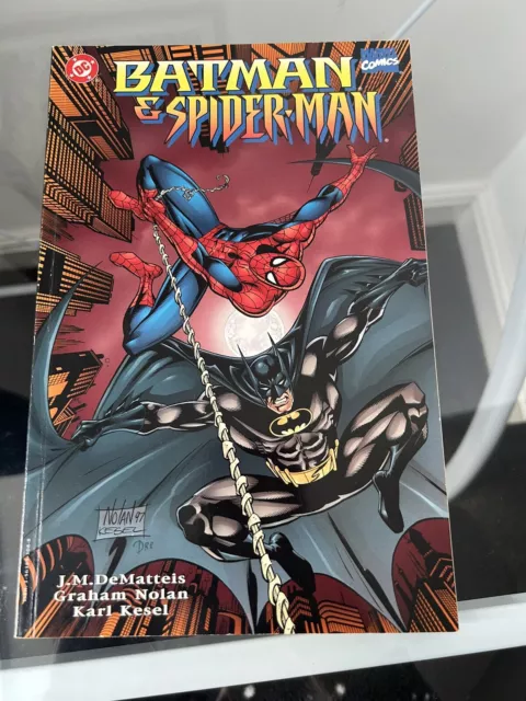 Batman Spiderman Novel 1997 Rare Comic