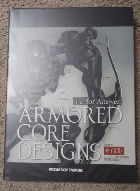 Armored Core Designs 4 & For Answer Software Japanese Algera Book 